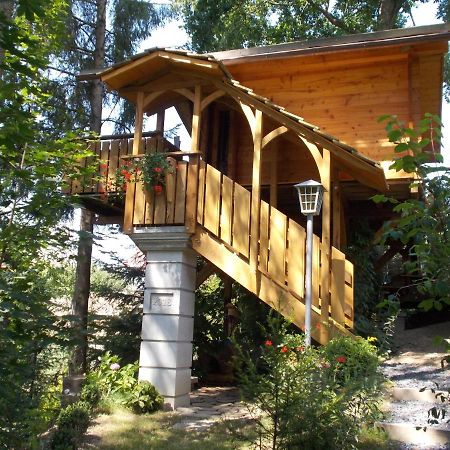 Baumhaus Wolfshoehle Fischach Exterior foto